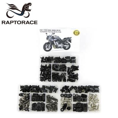 China Aftermarket Raptorace Fit For Yamaha FZ1 FZS1000 Aftermarket 10.9 Fairing Cover Bolt Kit Mounting Fastener Bodywork Screw Steel Clip Gasket Nut for sale