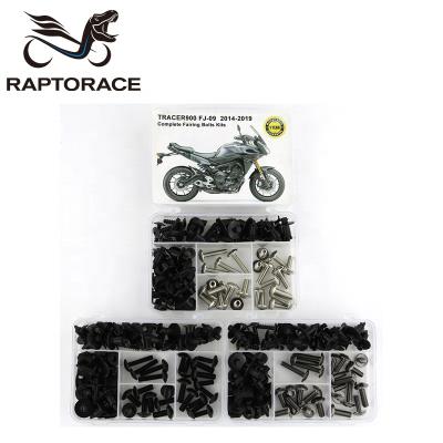 China Aftermarket Raptorace Fit For Yamaha Tracer 900 Aftermarket 10.9 Fairing Cover Bolt Kit Mounting Fastener Bodywork Screw Steel Clip Gasket Nut for sale