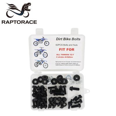 China Aftermarket Raptorace Fit For YAMAHA YZ250F YZ400F YZ426F YZ450F 10.9 Steel Bolt Fastener Screw Clip Seal Nut for sale