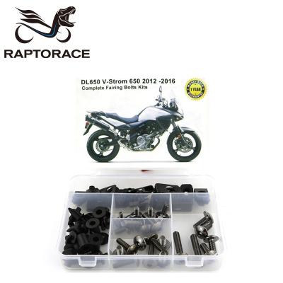 China Aftermarket Raptorace Fit For Suzuki DL650 Vstorm 650 2012-2016Aftermarket 10.9 Fairing Cowl Bolt Kit Mounting Fastener Bodywork Screw Steel Clip for sale