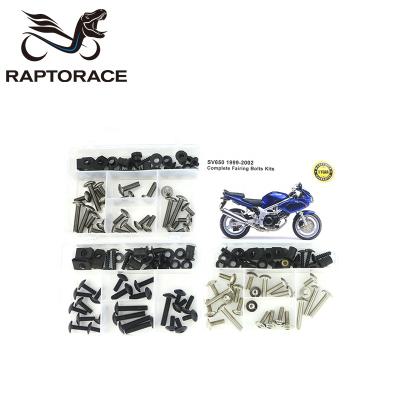 China Aftermarket Raptorace Fit For Suzuki SV650 Aftermarket 10.9 Fairing Cover Bolt Kit Mounting Fastener Bodywork Screw Steel Clip 1999-2002 for sale