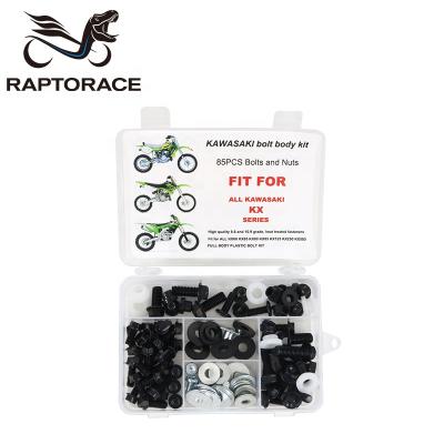 China Aftermarket Raptorace fit for KAWASAK KX60 KX65 KX80 KX85 KX125 KX250 KX500 aftermarket 10.9 steel bolt tie screw clip gasket nut for sale