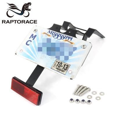 China Aftermarket Raptorace Fit For HONDA CRF450L 2019-2021 Aluminum Aftermarket Number Plate Holder Damper Suppressor Tail Row for sale