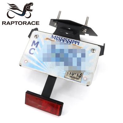 China Aftermarket Raptorace Fit For BMW S1000RR 2019-2021 Aluminum Aftermarket Number Plate Holder Shock Absorber Tail Row for sale