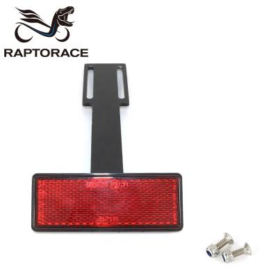 China Universal Aluminum Tail Shock Absorber Holder License Plate Number Raptorace Equipment Tidy Reflector for sale