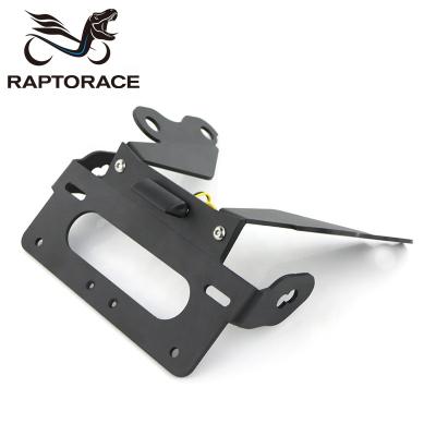 China Aftermarket Raptorace Fit For Ducati Monster 821 DARK Aftermarket Aluminum Number Plate Holder Shock Absorber Tail Row for sale