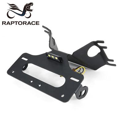 China Aftermarket Raptorace Fit For SUZUKI GSX-R1000 2017-2021 Aluminum Aftermarket Number Plate Holder Damper Suppressor Tail Row for sale