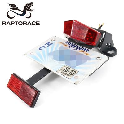 China Aftermarket Raptorace Fit For SUZUKI DRZ 400 DR-Z400S DRZ400E Aluminum Aftermarket License Plate Bracket Damper Suppressor Tail Row for sale