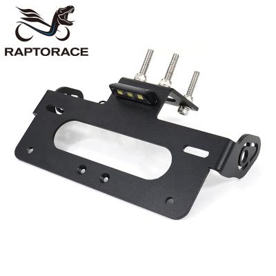 China Aftermarket Raptorace Fit For YAMAHA YZF R6 2006-2021 Aluminum Aftermarket Number Plate Holder Shock Absorber Tail Row for sale