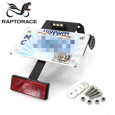 China Aftermarket Raptorace Fit For YAMAHA FZ1 Fazer FZ8 Fazer Aftermarket Number Plate Holder Shock Absorber Aluminum Tail Row for sale