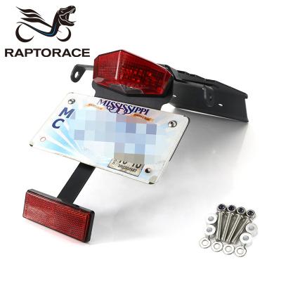 China Aftermarket Raptorace fit for Triumph Bonneville T100 SCRAMBLER aftermarket number plate holder aluminum shock absorber tail row for sale