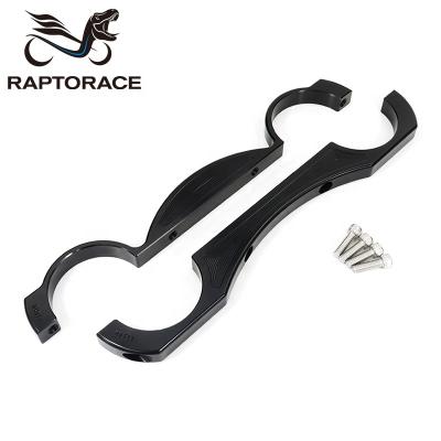 China Aftermarket Raptorace Fit For SUZUKI V-Strom 650 Aftermarket DL650 Front Fork Brace Stabilizer Aluminum T6-6061 CNC Machine 2004-21 Anodized for sale