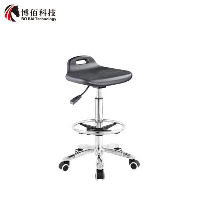 China Heavy Duty Industrial Chair for Labs or Class Rooms with Stainless Steel Foot Ring and Wheels for sale