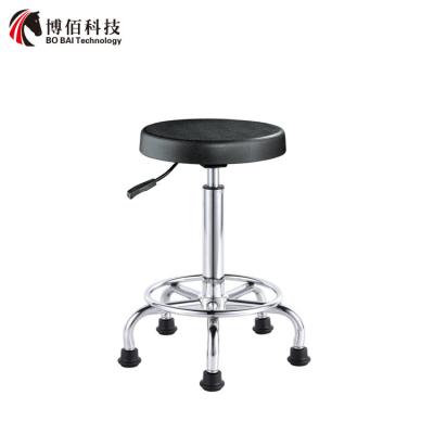 China Polyurethane Industrial Stool Heavy Duty with Wheels for Carpet or Linoleum for sale