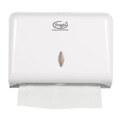 China FQ-604 Modern Bathroom Wash Hand Paper Dispenser Plastic Hand Towel Paper Dispenser for sale