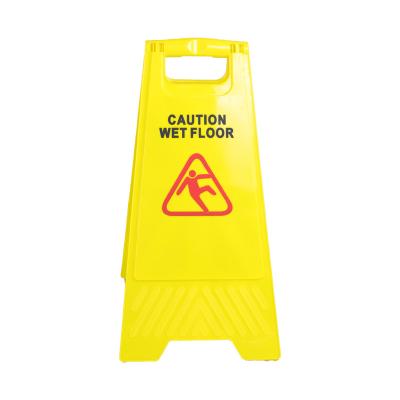 China Kitchens Customized A Printable Form PP Plastic Folding Hazard Safety Precaution Signage Caution Floor Warning Wet Sign for sale