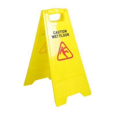 China Kitchens Plastic Safety One Shape Floor Sign Warning Sign Warning Sign Wet Caution Caution Board for sale