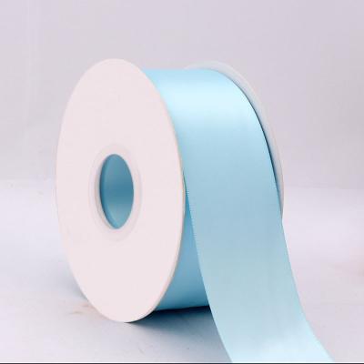 China 1/5 1/4 1/2 wholesale workable 3/4 1 1/2 3 double high 4 inch quality faced colored polyester satin silk ribbon for hair accessories for sale