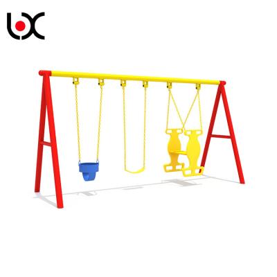 China OutdoorThree Seats From The Dumb Children's Swing Swing Playsets for sale