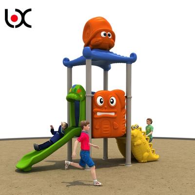 China Multifunctional Plastic Slide Slide Small Children's Outdoor Playground for sale