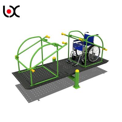 China Exercise Body Handicapped Disabled Outdoor Fitness Equipment , Exercise Equipment For Handicapped for sale