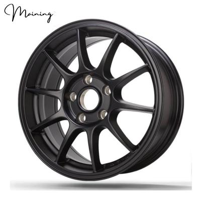 China 6061-T6 5x100 Aluminum 5x112 5x114.3 17 18 19 Inch 20 Forged Car Rims Black Rim Forged Sport TE 37 Saga High Performance Track Wheels for sale