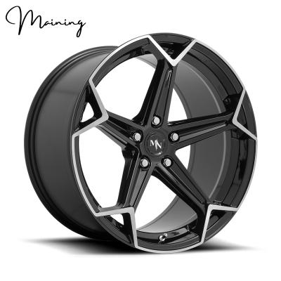 China Aluminum Alloy 6061-T6 Gloss Black Brushed Multi Spoke Mercedes Rims Forged Aluminum Alloy Wheel Rims Made In China For BMW E46 E60 Mercedes Benz Wheel for sale