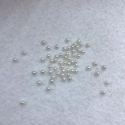 China 2022 Freshwater Pearl Tiny Pearl Round Loose Hydro Beads Beads 2.5-3mm Natural Freshwater Pearls for sale