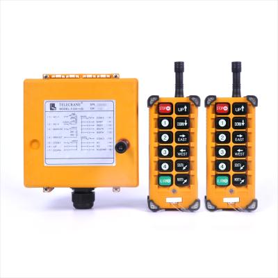 China Waterproof F23-A++ 380V 36V 2 Winch 220volts Radio Remote Control Transmitters 1 Receiver Telecrane for sale