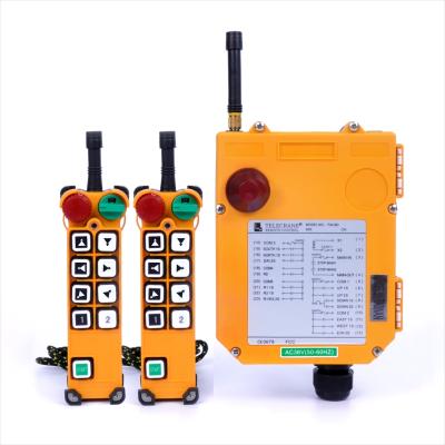 China Telecrane Waterproof Radio F24-8D 2 Speed ​​2 Industrial Wireless Remote Control Transmitters + 1 Receiver for sale