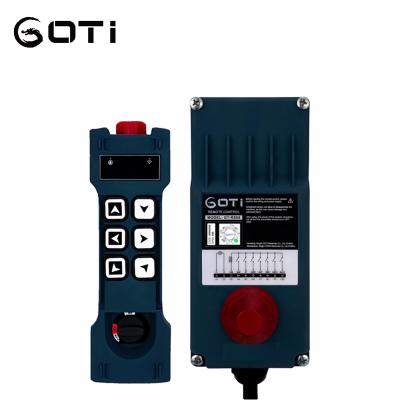 China Waterproof Industrial Radio Wireless GT-RS06 (1TX+1RX) Crane Hoist Remote Control Switch 6 Channel Replace UTING F21-E1B F21-E1 Remote Control for sale