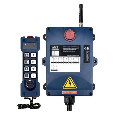 China Waterproof Industrial GT-LD08 Crane Hoist Remote Control Dual Speed ​​Switch 8 Radio Wireless Channel Replace UTING F24-8D Remote Control for sale