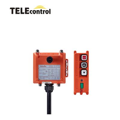 China F21-2S Small Waterproof Radio Remote Two Buttons Controller for Gate Crane for sale