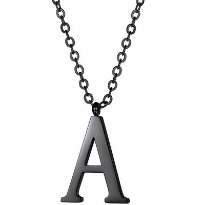 China A-Z Crown Initial Necklace CLASSIC For Women Men 18K Gold Plated Shiny Zircon Monogram Pendant Letters Name Jewelry for sale