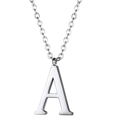 China A-Z Crown Initial Necklace CLASSIC For Women Men 18K Gold Plated Shiny Zircon Monogram Pendant Letters Name Jewelry for sale