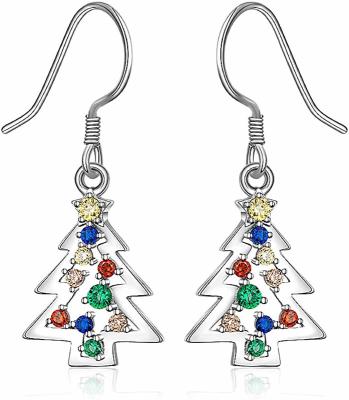 China CLASSIC Christmas Earrings For Women Christmas Dangle Earrings Jingle Bell Bow Sweet Christmas Hook Earrings for sale