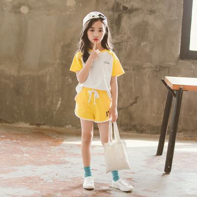 China Best Children Kids Clothing Summer Soft High Quality Cool Cotton Clothing For Girls Teenagers Clothes for sale