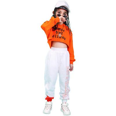 China Fashion High Quality Hip Hop Kids Clothing Hip Hop Kids Clothing Set Cool Performance Costume For Kids Teenage Girls Clothes for sale