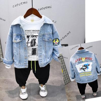 China 2021 New Autumn Casual Fashion Children's Clothing Baby Kids Clothes Cool Cotton For Boys 3PCS for sale