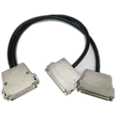 China Overhead D-sub Cables DB 78pin Male 2*d-sub 37pin Female Connection Connector Hood To D-sub for sale