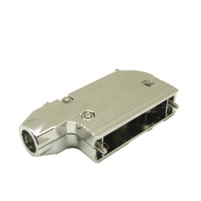 China Video Computer Mechanical Hardware Connector Hood 09 D-sub And So On 15 25 37 50 D-sub Ethernet Metal Hoods 25 Pin Right Angle Connector for sale