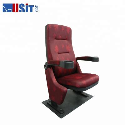 China Commercial Cinema Theater USIT Furniture , Theater Movie Chair Used Theater Seat Seating Parts for sale