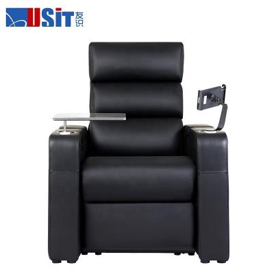 China Usit 821A UV Cooling Cinema Chairs Theater Power Recliner Sofa Home Theater Furniture for sale