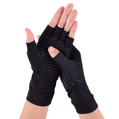 China Relieve Muscle and Joint Pain Stiffness and Pain Amazon Hot Sales Copper Compression Gloves for Arthritis for sale