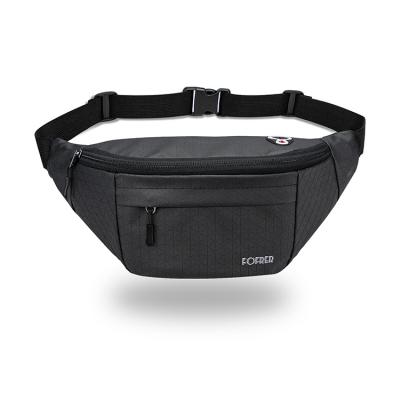 China Multifunctional Lightweight Water Proof Travel Waist Bag Fashion Casual Waist Bag With Earphone Hole for sale