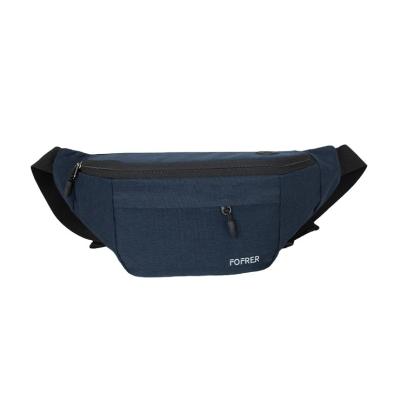 China 2021 New Multifunctional Water Proof Jogging Sports Bag With Earphone Hole Canvas Waist Bag for sale