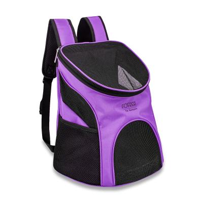 China High Quality Fashionable Breathable Outdoor Pet Backpack Travel Large Capacity Pet Backpack for sale