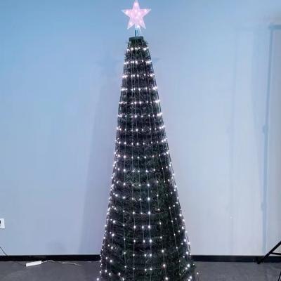 China Christmas Tree Light WIFI String Connected Smart RGB Christmas Tree String Lights For Outdoor for sale