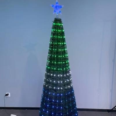 China Waterproof Christmas Tree String Festival IP44 Holiday Lighting PVC Christmas Decorations LED String Light for sale