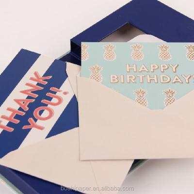 China Wholesale Gift Custom Thank You Gift Card Envelope for sale